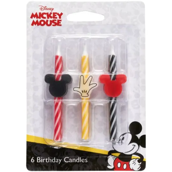 Mickey Mouse Icon Character Candles {1}