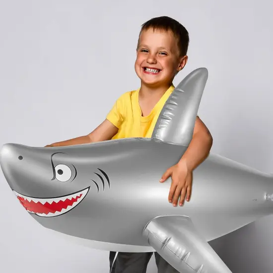 Inflatable Shark 40 inches long | Pool experience with our giant inflatable shark toy | RAHEEV&reg; {3}