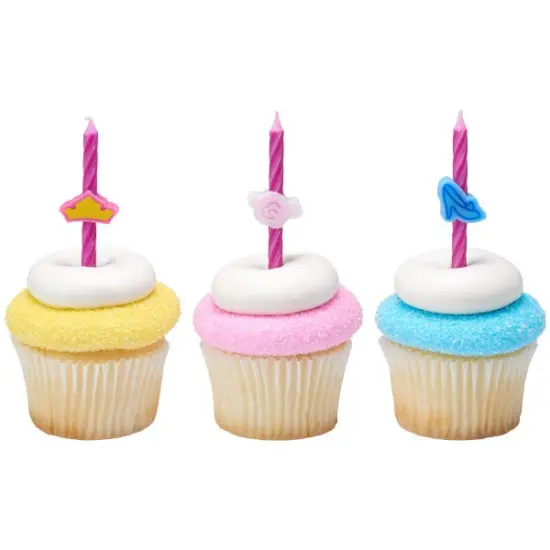 Disney Princess Icon Character Candles, 6pc {3}