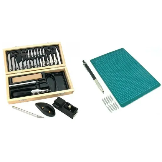 Hobby Knife set for Scrapbooking Arts & Crafts with Cutting Mat {1}