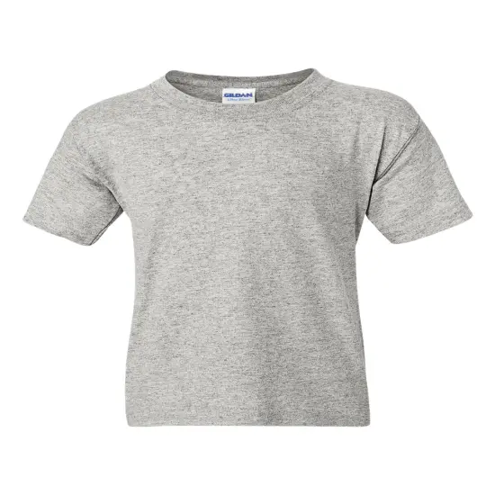 Gildan&reg; Dryblend Youth Crewneck Short Sleeve T-Shirt Ash {1}