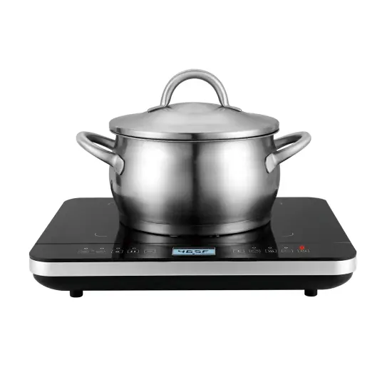Salton Induction Cooktop with Temperature Probe Black {4}