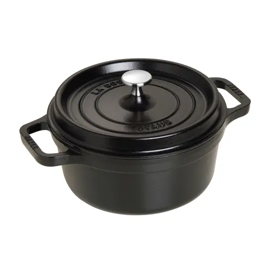 STAUB Cast Iron 2.75-qt Round Cocotte {4}