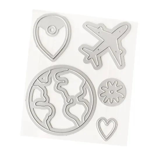 American Crafts Coast-to-Coast Metal Die Set-5/Pkg {5}