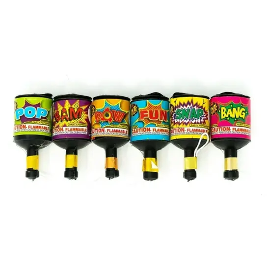 Best Party Poppers 2 1/2 inc | Poppin' Paradise Unleash the Fun Party Poppers | RAHEEV&reg; {4}
