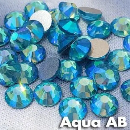 Aqua AB - KiraKira Glass Rhinestones by CrystalNinja {2}