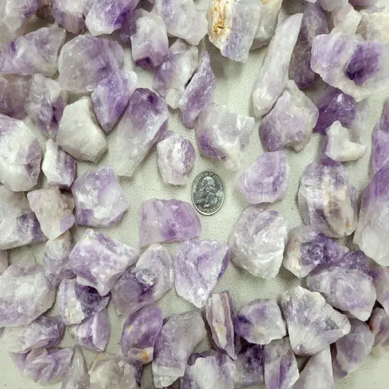 Amethyst Crystals - Madagascar - Bulk Rough Stones {3}