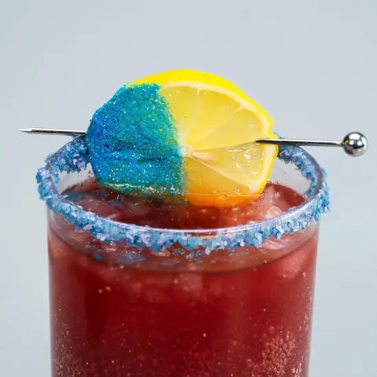 Bakell - Sour Blue Raspberry Flavored Tinker Dust (8g, 1x Jar) Edible Glitter Blended Candy Topping {4}