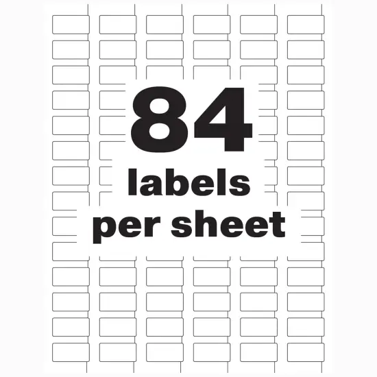 Avery PermaTrack Tamper-Evident Asset Tag Labels, 1/2" x 1", 672 Asset Tags (60534) {6}