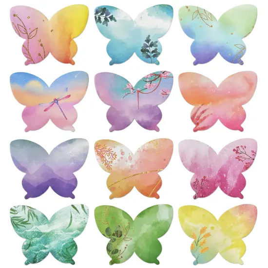 Wrapables Colorful Ethereal Butterfly Sticky Notes (Set of 12) {1}