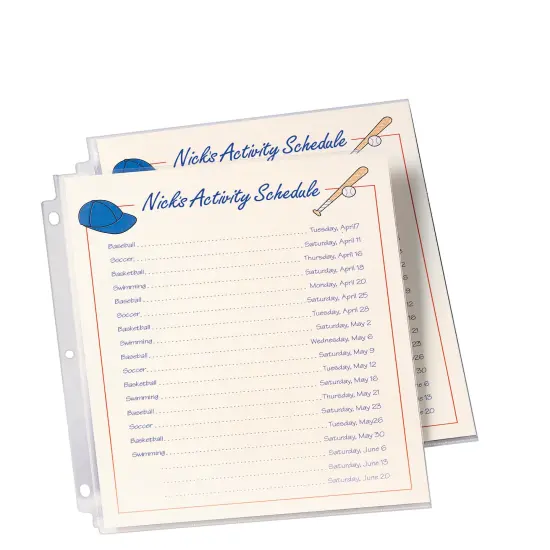 Avery Clear Economy Sheet Protectors, Top Load, 100 Document Protectors (75183) {6}