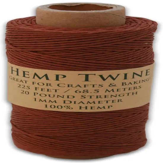 Hemptopia, Hemp Twine Spool, 225ft, All Natural, Multiple Colors Brown {2}