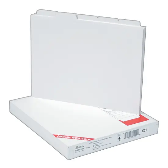 Avery Copier Tab Dividers, Unpunched, 5 Tab, White, 30 Sets (20405) {1}