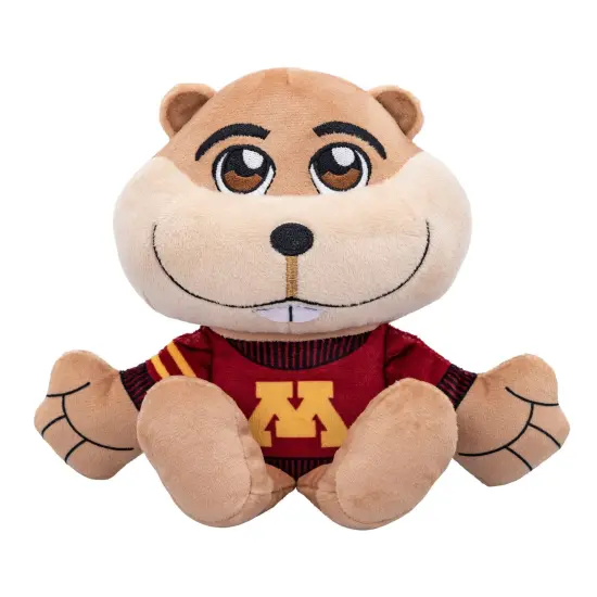 Bleacher Creatures Minnesota Golden Gophers Goldy 8" Mascot Kuricha Sitting Plush {1}