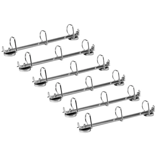 Avery Industrial Magnetic Hanging Binder Rings, 3 Ring Binder, 1.5" Slant Rings, Holds 375 Sheets, 6 Binder Ring Mechanisms (46036) {1}