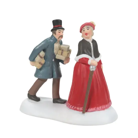 Department 56 Department 56 Dicken's Village Last Minute Holiday Shopping Christmas Figurine #6011403 Multi {1}