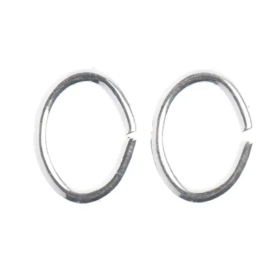 John Bead Jump Ring Oval 6x5mm 98/Pkg-Silver {2}