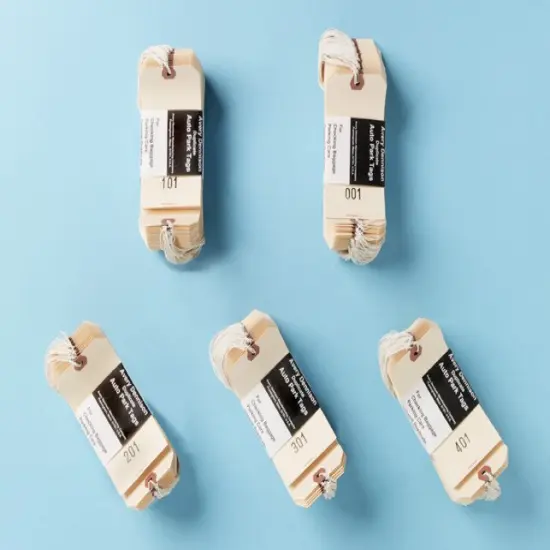 Avery Duplicate Auto Park Tags, Manila, Strung, 4-3/4" x 2-3/8", 500 Tags (18670) {4}