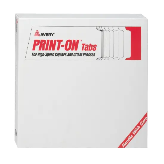 Avery Copier Tab Dividers, Unpunched, 5 Tab, White, 30 Sets (20405) {3}