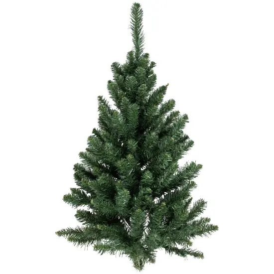 Northlight Full Buffalo Fir Artificial Christmas Wall or Door Tree - 3' - Unlit Green {1}