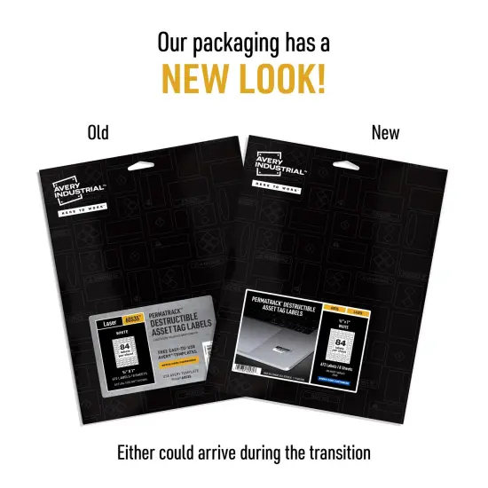Avery PermaTrack Destructible Asset Tag Labels, 1/2" x 1", 672 Asset Tags (60535) {2}