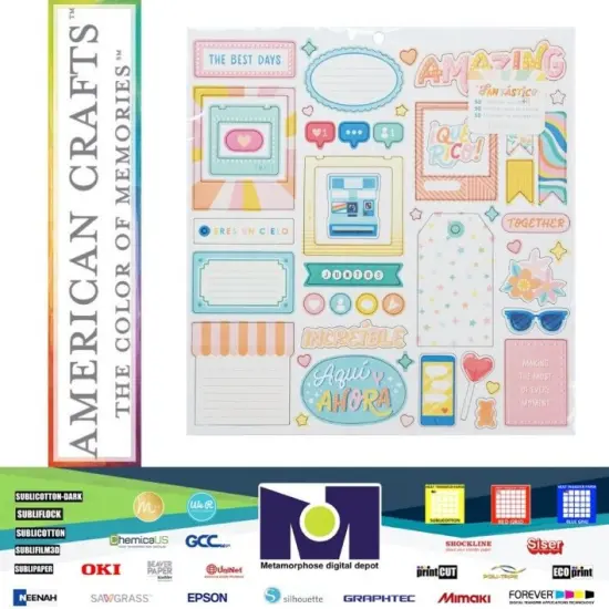 Obed Marshall - FANTASTICO - Chipboard - 12&rdquo;X12&rdquo; Cardstock (50 Piece) 34008113 {1}