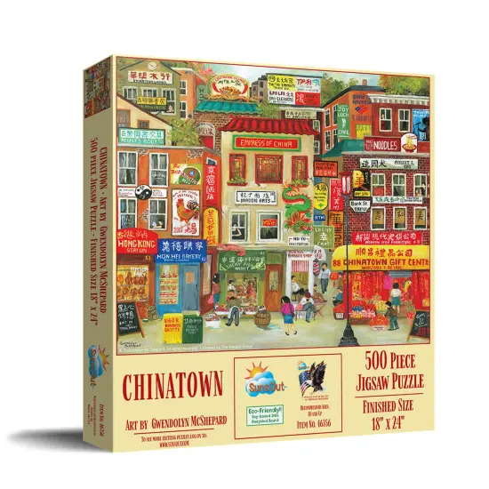 Sunsout Chinatown 500 pc Jigsaw Puzzle 46356 {3}