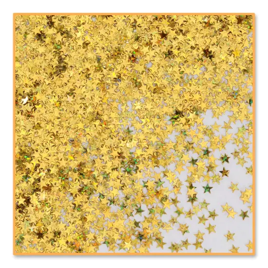 Gold Holographic Stars Confetti (Pack of 6) {1}