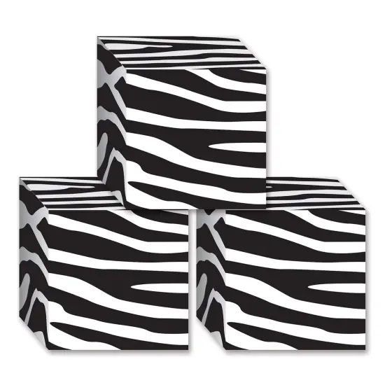 Zebra Print Favor Boxes (Pack of 12) {1}