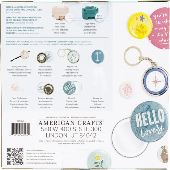 We R Button Press Kit for Custom Buttons, Keychains and More {5}