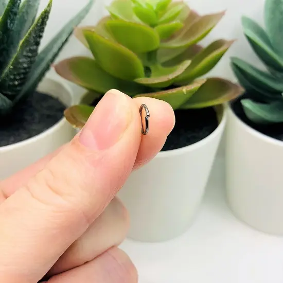 100, 500 or 1,000 Pieces: 7 mm Gunmetal Plated Jump Rings, 21g {4}