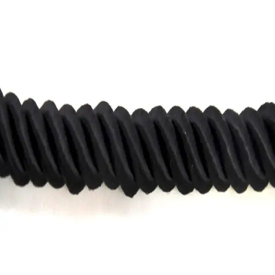 Belagio Cord Trim, 0.378" Wide, Softer Collection, 50 Yards, Black {1}