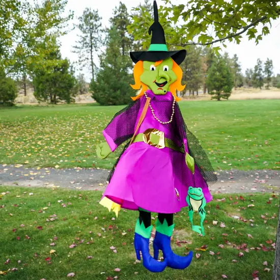 In the Breeze Witch Wind Friend 3D Windsock {4}