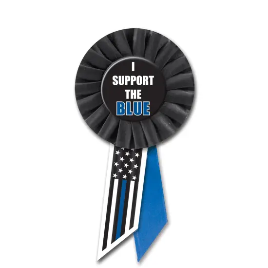 I Support The Blue Rosette, (Pack of 6) {1}