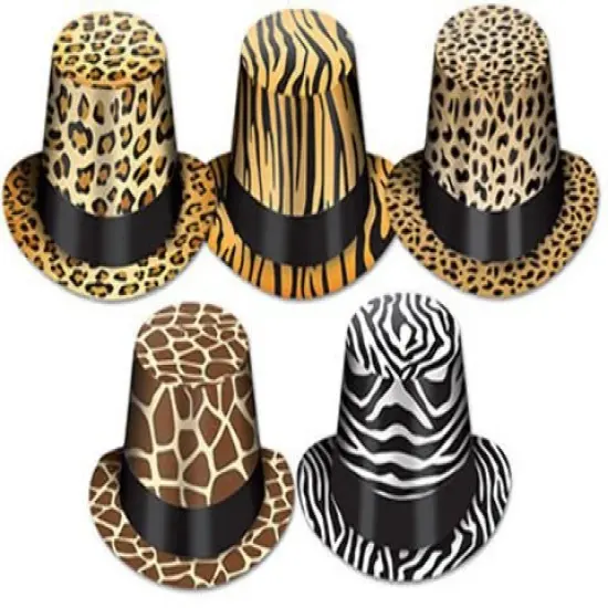Animal Print Hi-Hats (Pack of 25) {1}