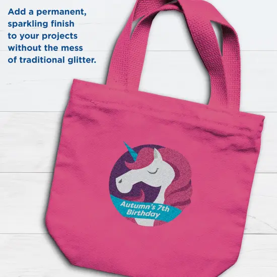 Printworks Glitter Dark Fabric Transfers, for All Colored Fabrics, 4 Sheets, Inkjet, 8.5 x 11, (00533) {3}