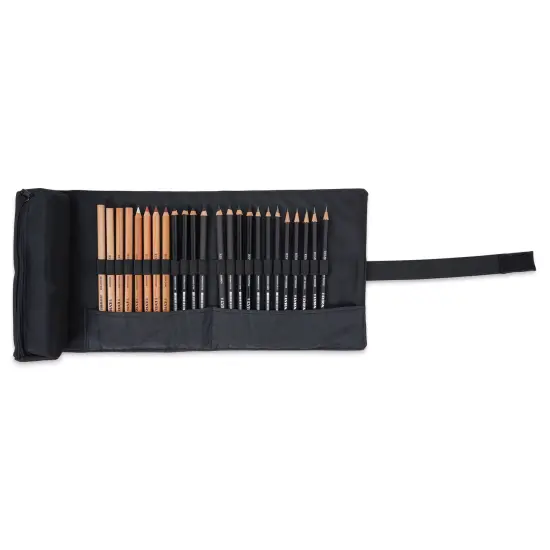 Lyra Rembrandt Sketching Set - Sketching Roll, Set of 24 {1}