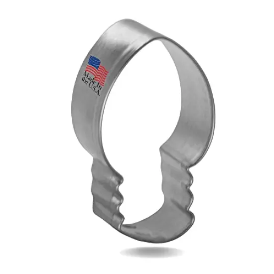 Mini Lightbulb Cookie Cutter 1.5 in, CookieCutter.com, Tin Plated Steel, Handmade in the USA {1}