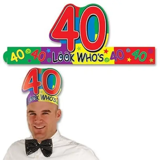 Look Who's40Headband (Pack of 24) {1}