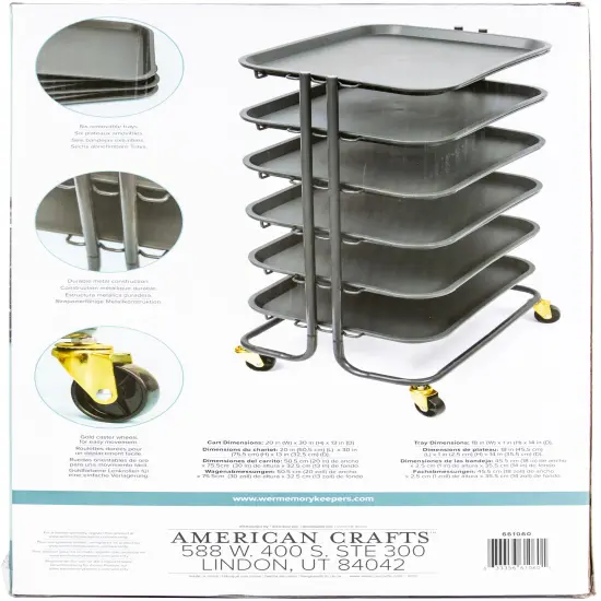We R Project Cart-6 Removable Trays {3}