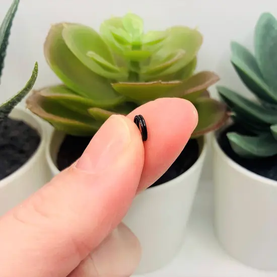 100, 500 or 1,000 Pieces: 6 mm Black Split Double Jump Rings {4}
