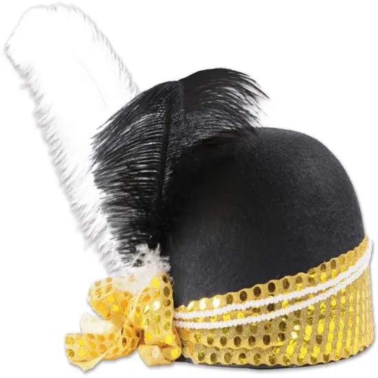 Sequined Flapper Hat (Pack of 12) {1}
