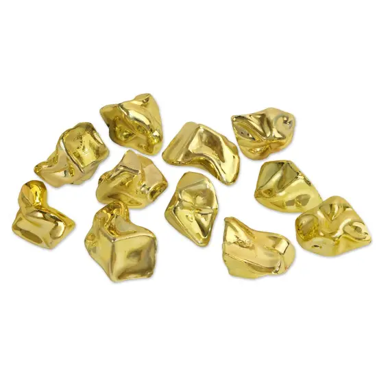 Plastic Gold Nuggets (Pack of 24) {1}