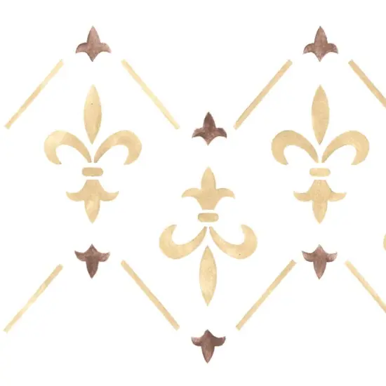 Fleur de Lis Wall Stencil | 3167 by Designer Stencils | Pattern Stencils | {2}