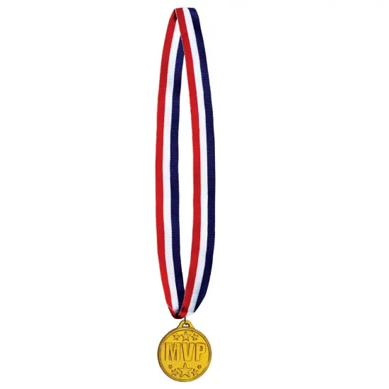Mvp Medal W/Ribbon, (Pack Of 12) {1}