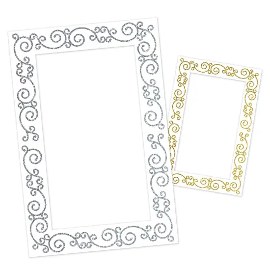 Glittered Photo Fun Frame (Pack of 12) {1}