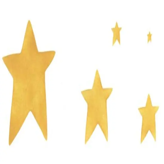 Five Folk Stars Wall Stencil | 3034 by Designer Stencils | Pattern Stencils | Reusable Stencils for Painting | Safe & Reusable Template for Wall Decor | Try This Stencil Instead of a Wallpaper | Easy to Use & Clean Art Stencil Pattern {1}