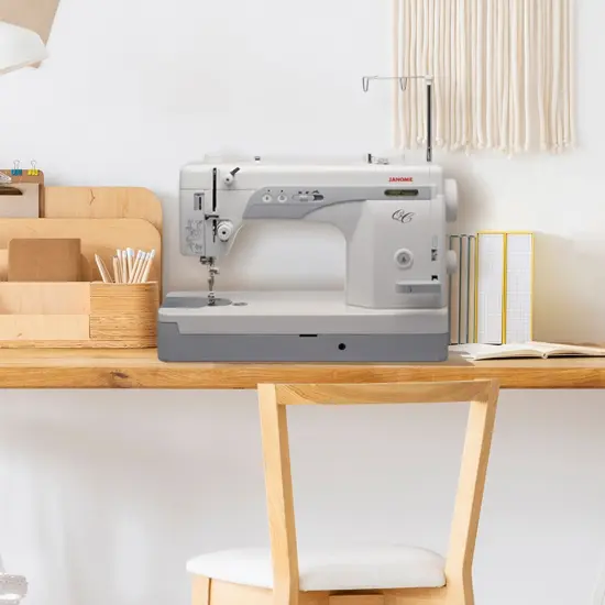 Janome 1600P-QC High Speed Mechanical Sewing & Quilting Machine {4}