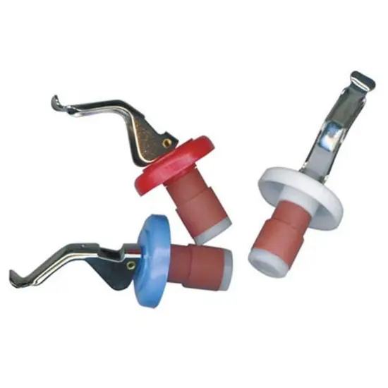 Norpro 3pc Bottle Stoppers Set - Cork Seals Glass Soda Pop & Wine Bottles Airtight {1}