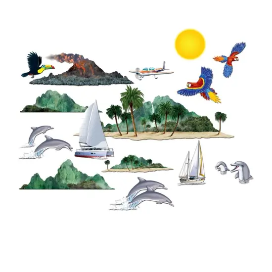 Tropical Cruise Props (Pack of 12) {1}